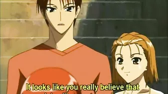 Hentai Cutie Sucks Stiff Dicks in Bondage Scene