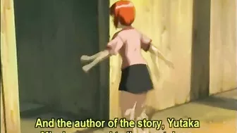 Hentai Cutie Sucks Stiff Dicks in Bondage Scene