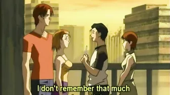 Hentai Cutie Sucks Stiff Dicks in Bondage Scene