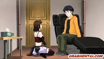 Cute Hentai Maid Tittyfucking and Hot Riding Big Cock - Anime, Cute, Hentai, Maid, Tittyfucking, Hot, Riding