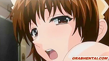 Cute Hentai Maid Tittyfucking and Hot Riding Big Cock - Anime, Cute, Hentai, Maid, Tittyfucking, Hot, Riding