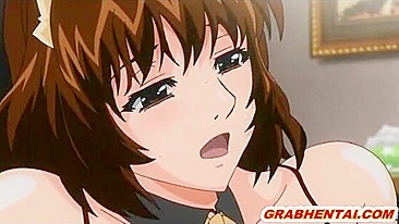 Cute Hentai Maid Tittyfucking and Hot Riding Big Cock - Anime, Cute, Hentai, Maid, Tittyfucking, Hot, Riding