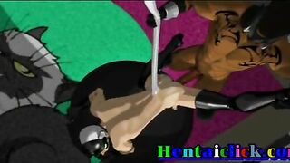 Hardcore Anime Gay Hentai Porn featuring Muscular Hunks Bareback Fucking