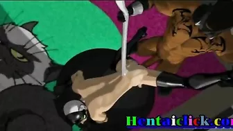 Hardcore Anime Gay Hentai Porn featuring Muscular Hunks Bareback Fucking