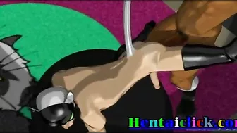 Hardcore Anime Gay Hentai Porn featuring Muscular Hunks Bareback Fucking