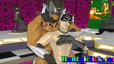 Hardcore Anime Gay Hentai Porn featuring Muscular Hunks Bareback Fucking
