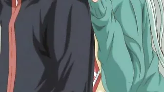 Coed Titty Fucking and Swallowing Cum in Hentai Porn