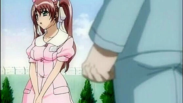 Nurse Gets Hardcore Fucked in the Outdoors with Wet Pussy Anime