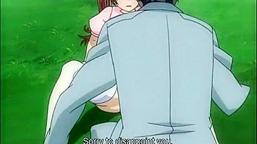 Nurse Gets Hardcore Fucked in the Outdoors with Wet Pussy Anime