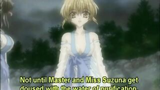 Hentai Gets Squeezed Her Busty Breasts in the Outdoor