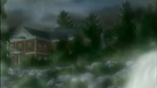 Hentai Gets Squeezed Her Busty Breasts in the Outdoor