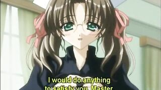 Hentai Gets Squeezed Her Busty Breasts in the Outdoor