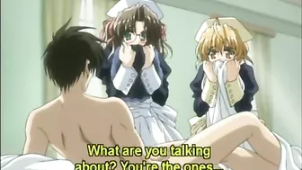 Hentai Gets Squeezed Her Busty Breasts in the Outdoor