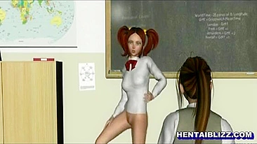 3d Animated Coeds Lesbian Sex In The Class - 3d, Animated, Coeds, Lesbian, Sex, Lesbo
