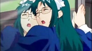 Cute Hentai Maid Gets Spanked and Hard Fucked by her Master
