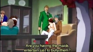 Cute Hentai Maid Gets Spanked and Hard Fucked by her Master