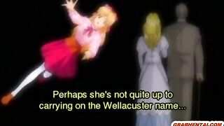 Cute Hentai Maid Gets Spanked and Hard Fucked by her Master