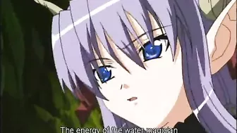 Caught and Squeezed - Busty Hentai's Big Tits by Tentacles