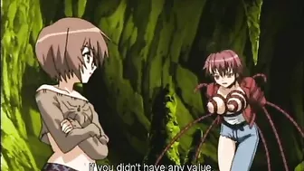 Caught and Squeezed - Busty Hentai's Big Tits by Tentacles