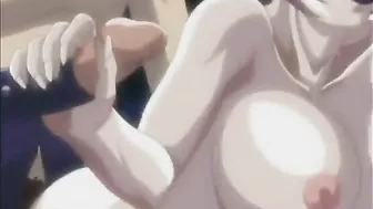 Chained Huge Melon Tits Hentai Gets Penetrated By Cocks In Every Hole - Anime Porn Video
