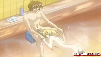 Hentai Porn Video with Dildos, Titty Fucking, Do...