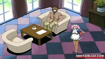 Hentai Porn Video with Dildos, Titty Fucking, Do...