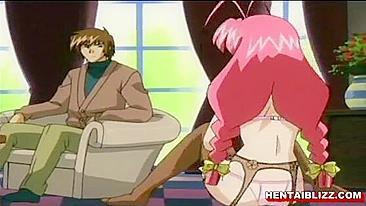 Hentai Porn Video with Dildos, Titty Fucking, Do...