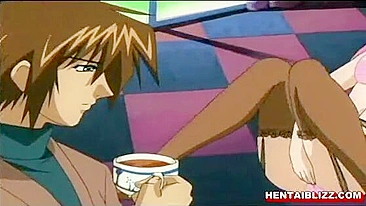 Hentai Porn Video with Dildos, Titty Fucking, Do...