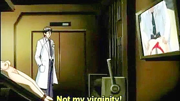 Hentai porn - Rubbing Her Huge Melon Boobs by Naughty Doctors