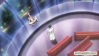 Busty Hentai Nurse Dildoing Her Ass and Fingering Wet Pussy