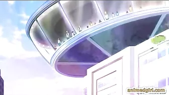 Busty Hentai Nurse Dildoing Her Ass and Fingering Wet Pussy