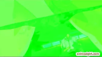 Busty Hentai Nurse Dildoing Her Ass and Fingering Wet Pussy