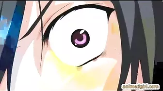 Busty Hentai Nurse Dildoing Her Ass and Fingering Wet Pussy