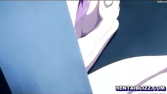 Chained Hentai With Muzzle Gets Wet Pussy Fucked In Bondage Anime