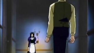 Hentai Maid Gangbanged by her Masters in an Anime Orgy