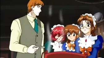 Hentai Maid Gangbanged by her Masters in an Anime Orgy