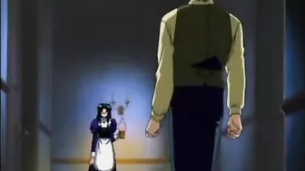 Hentai Maid Gangbanged by her Masters in an Anime Orgy