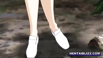 Japanese Hentai Maid Self Masturbates in Anime