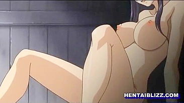 Japanese Hentai Maid Self Masturbates in Anime