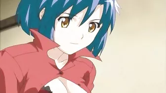 Cute Japanese Hentai Gets Squeezed Her Big Boobs And Poked