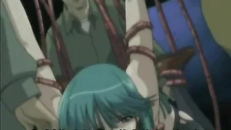 Busty Hentai  Group Fucked By Tentacles And Bandits