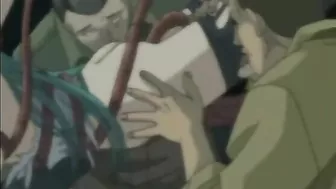 Busty Hentai  Group Fucked By Tentacles And Bandits