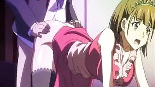 Busty Hentai Girls Sharing Dick and Groupsex - Anime Porn Video