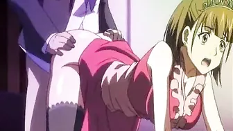 Busty Hentai Girls Sharing Dick and Groupsex - Anime Porn Video