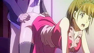 Busty Hentai Girls Sharing Dick and Groupsex - Anime Porn Video