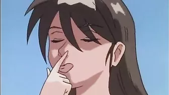 Two Anime Hentai Girls Giving Handjobs in the Great Outdoors