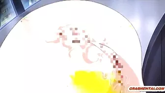 Busty hentai nurse gets dildoed ass and fingered wetpussy - Anime