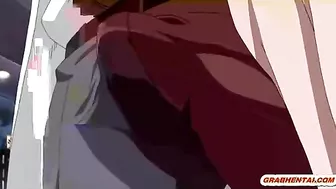 Busty hentai nurse gets dildoed ass and fingered wetpussy - Anime