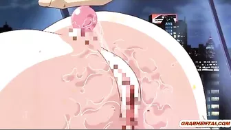 Busty hentai nurse gets dildoed ass and fingered wetpussy - Anime