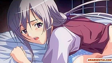 Busty hentai nurse gets dildoed ass and fingered wetpussy - Anime